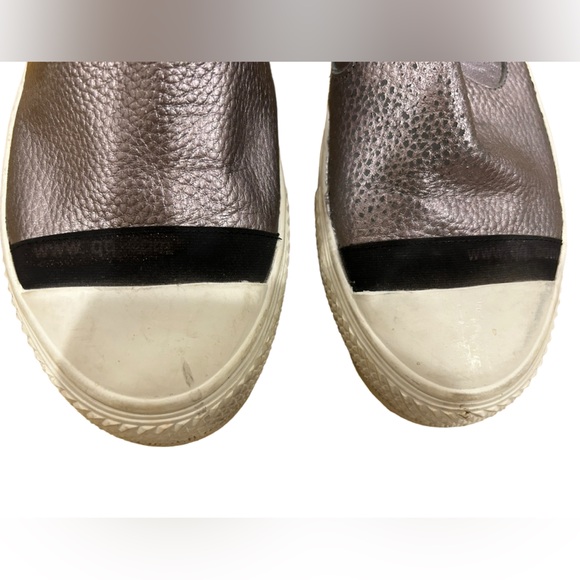 Kors Vigotti Silver Metallic Slip on Sneakers - Picture 6 of 7